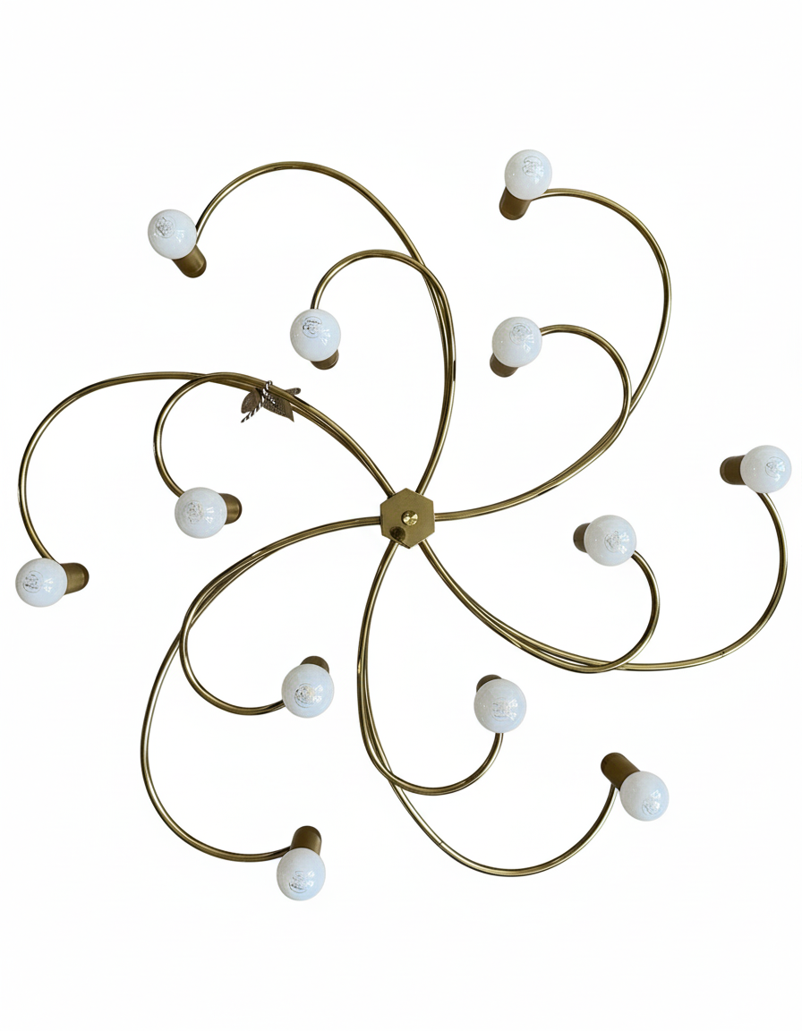 Sputnik ceiling lamp