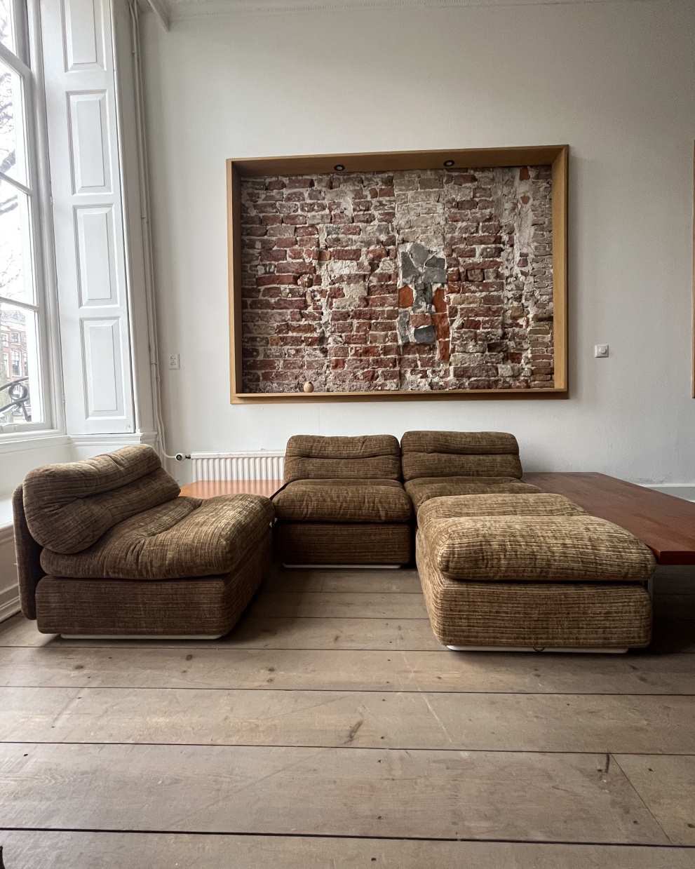 Kiitos modulaire bank en poef