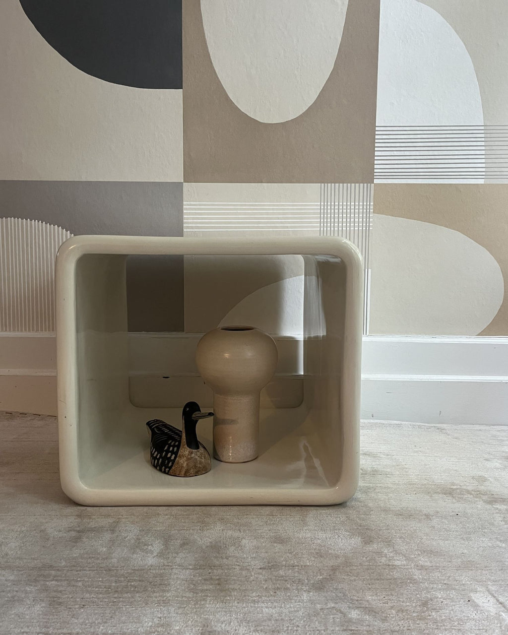 Fiberglass side table