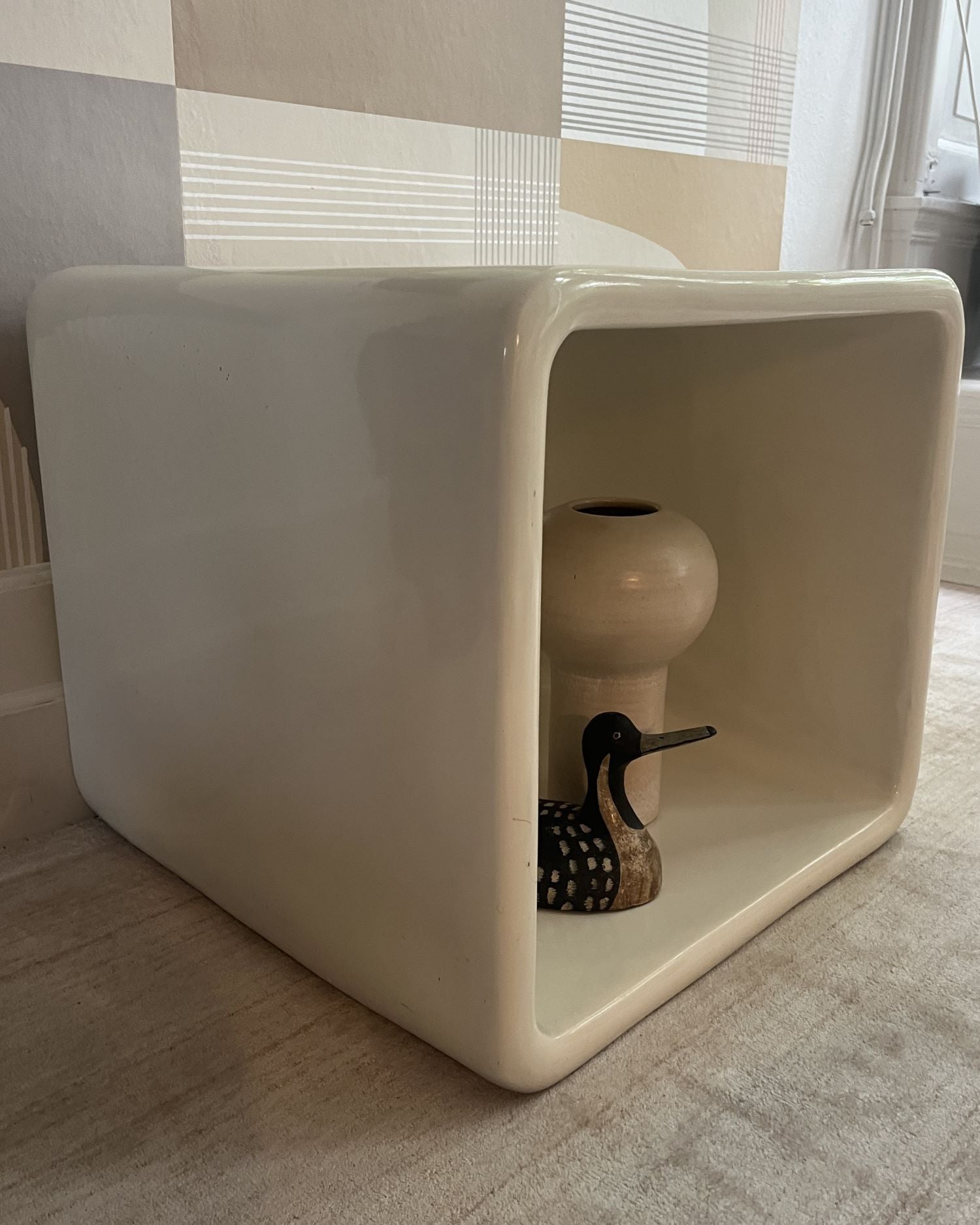 Glasvezel bijzettafel