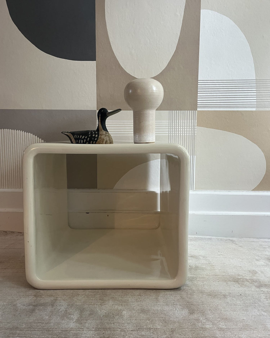Fiberglass side table