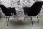 2er-Set Stühle im Eero Saarinen-Stil