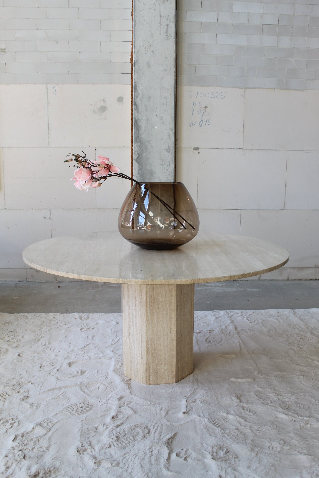 Travertin Eetkamertafel