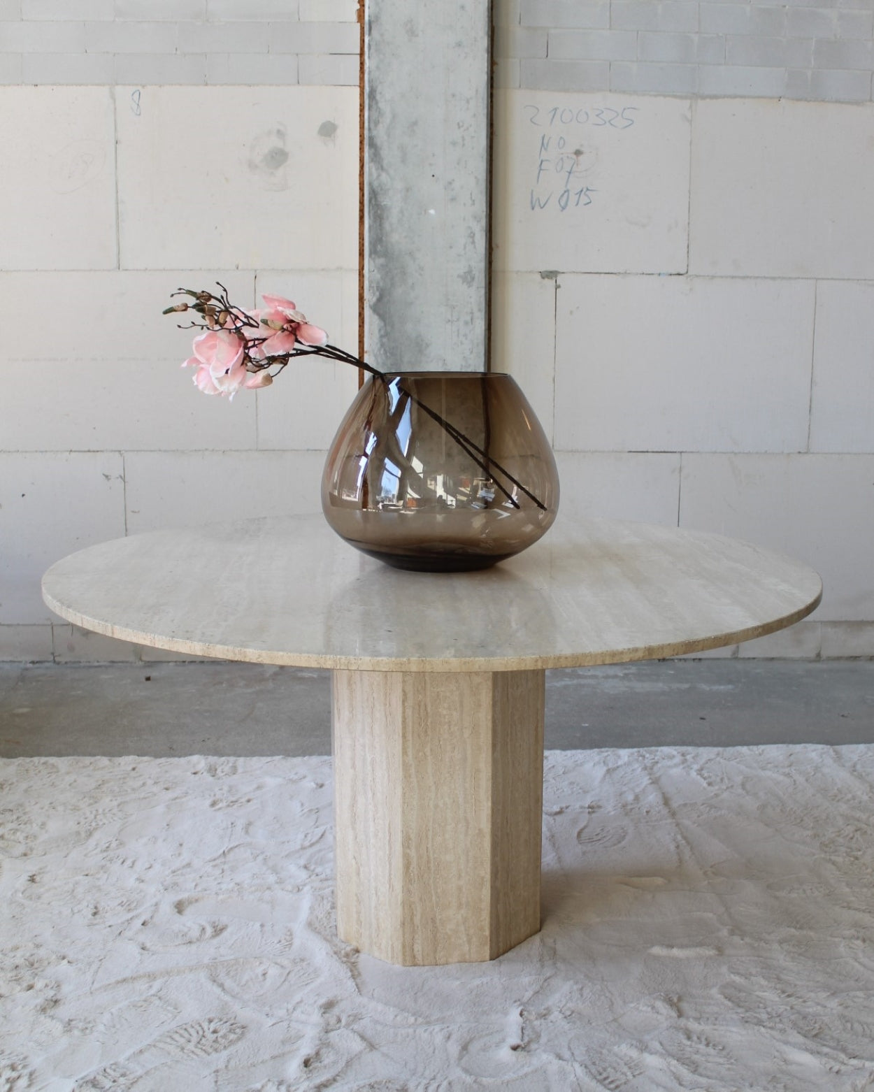 Travertin Eetkamertafel