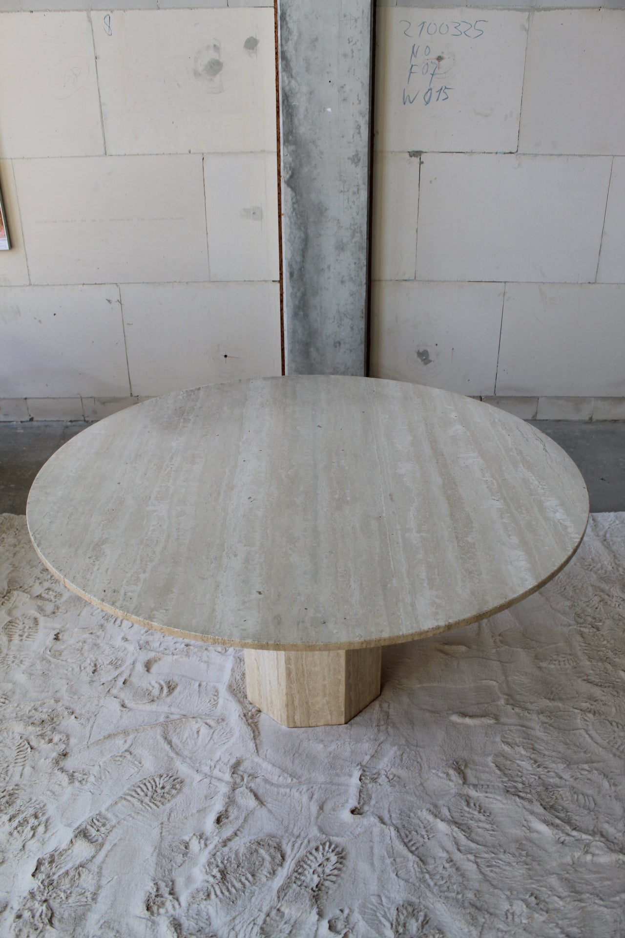 Travertin Eetkamertafel