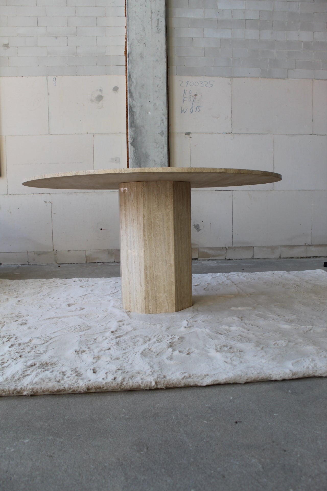 Travertin Eetkamertafel