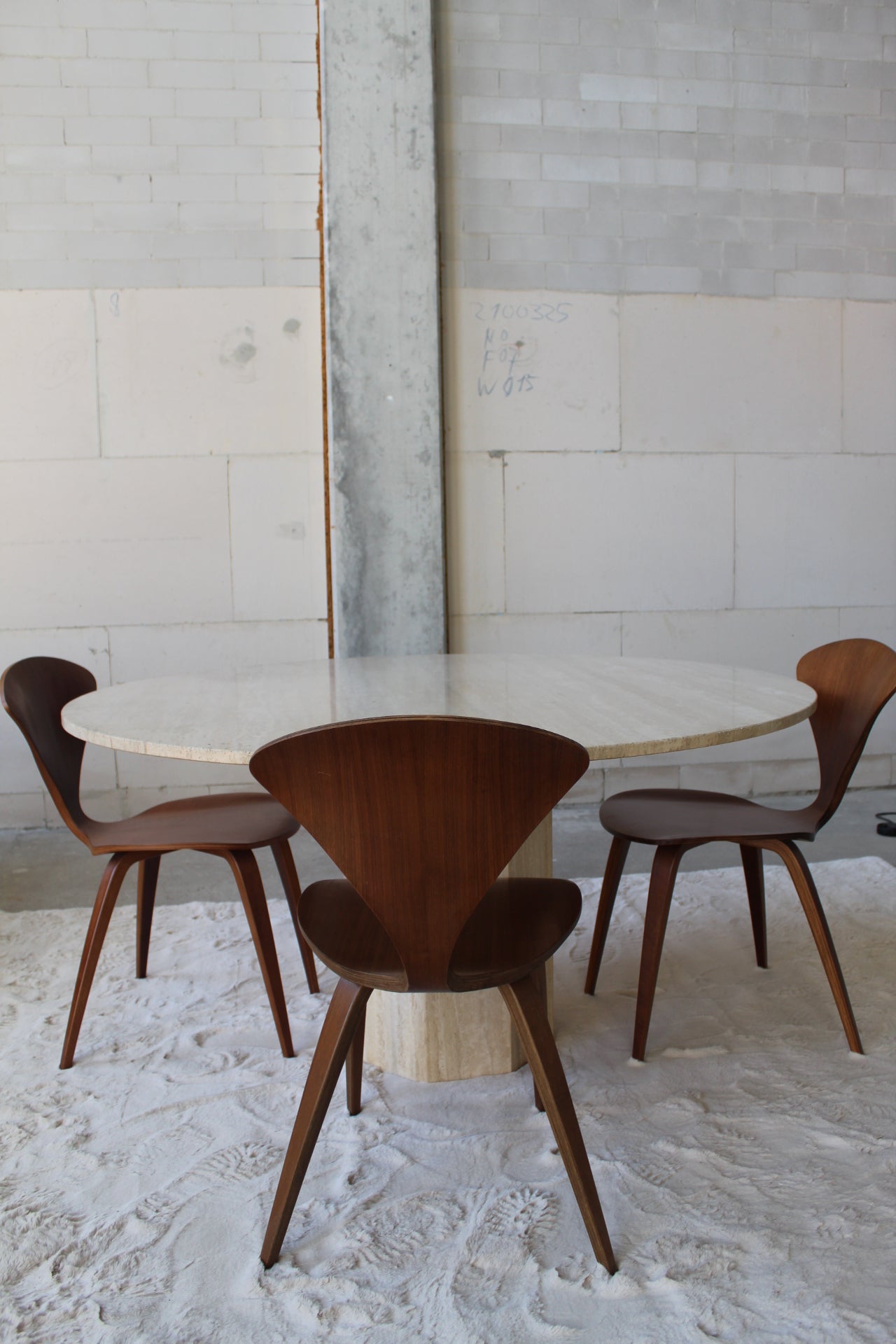 Travertin Eetkamertafel