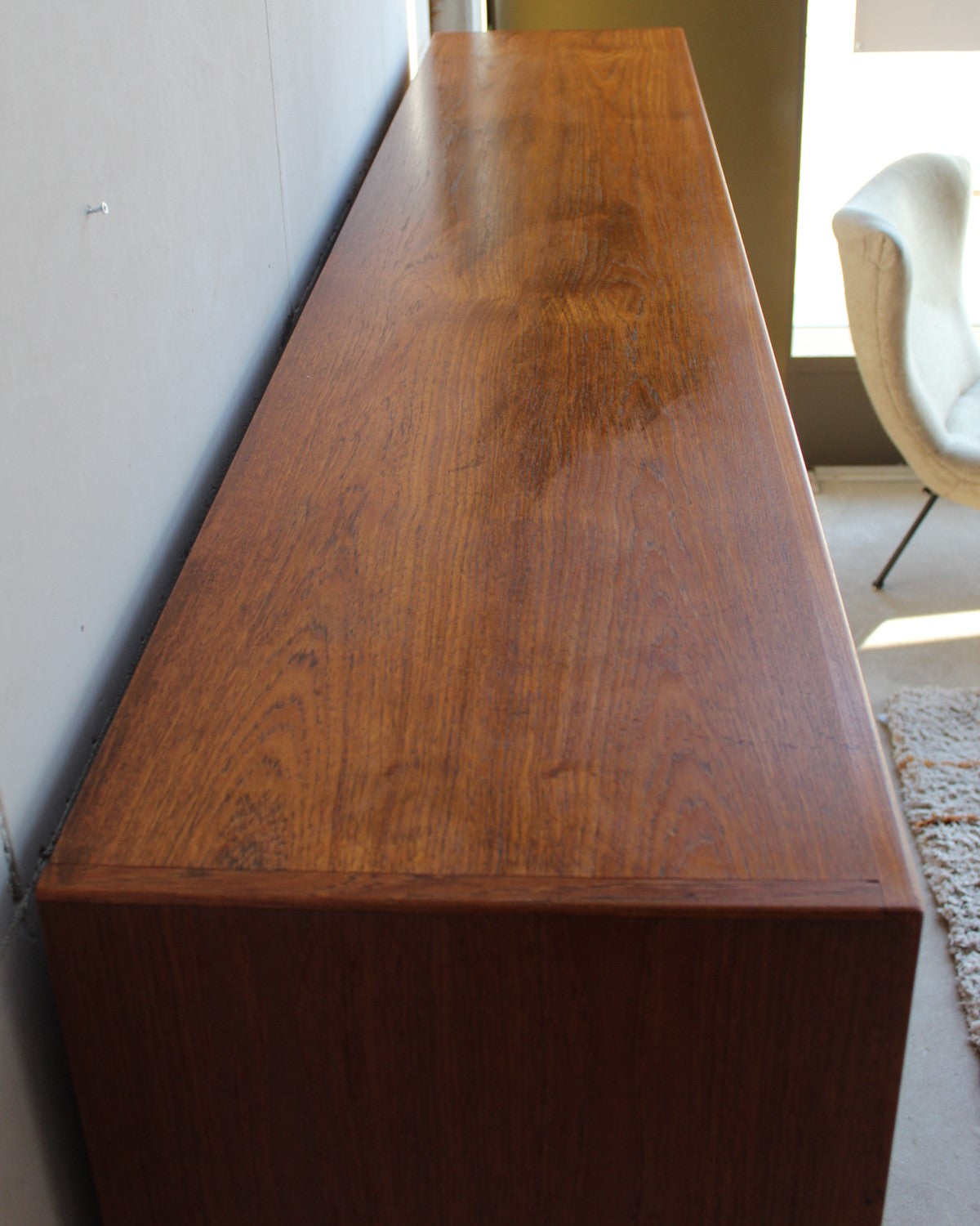 Teak highboard XXL Duitse design klassieker van Heinrich Rietsenpatt