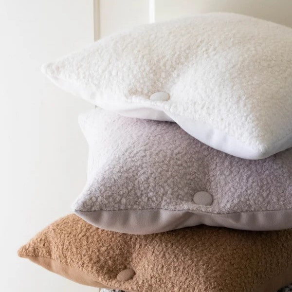 Kissen Bouclé ecru
