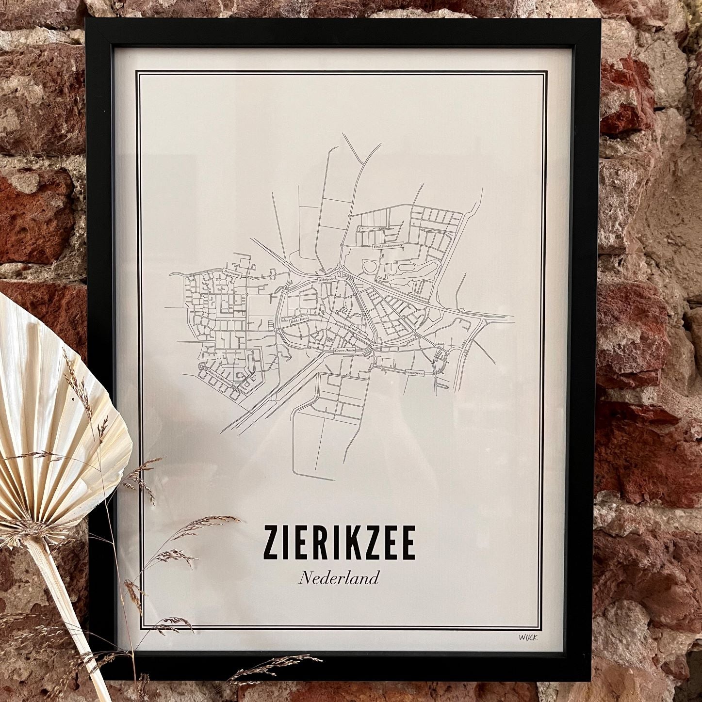 Zierikzee-Plakat / Karte